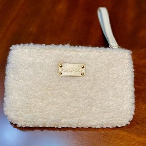 BearPaw Cream Sherpa Wristlet NWT